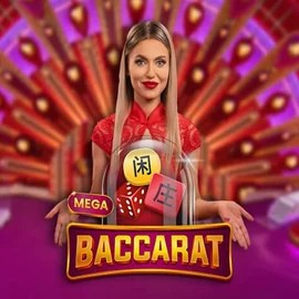 Mega Baccarat logo by Pragmatic Play at Total Casino